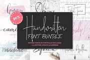 Handwritten Font Bundle, a Script Font by Shift Studios (Thumbnail 1 of 18)