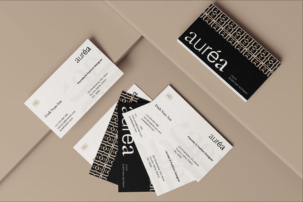 Aurea - Business Card, a Business Card Template by Fannan Studio (Photo 2 of 3)