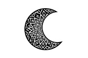 Mandala Crescent Moon Bundle, an Illustration by Designs_River (Thumbnail 2 of 31)