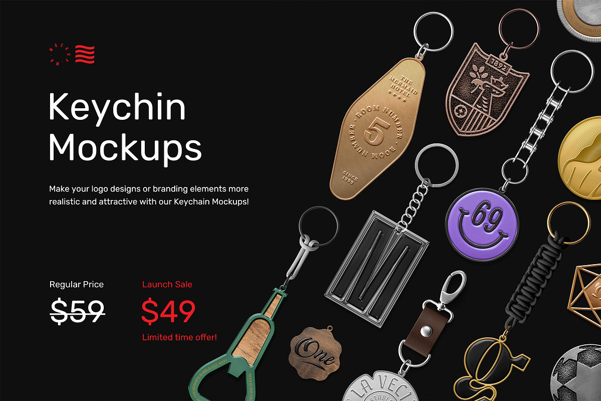 Keychain Mockups - Generator, a Product Mockup by Mr.Mockup™ (Photo 2 of 9)