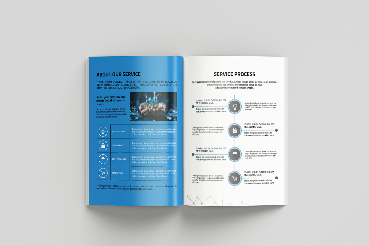 Corporate Brochure Template, a Brochure Template by retrographix (Photo 7 of 10)