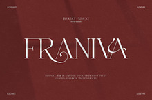 Franiva || Modern Elegant Serif Font