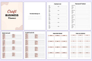Craft Business Planner Bundle Canva, a Stationery Template by Mustafiz (Thumbnail 2 of 8)