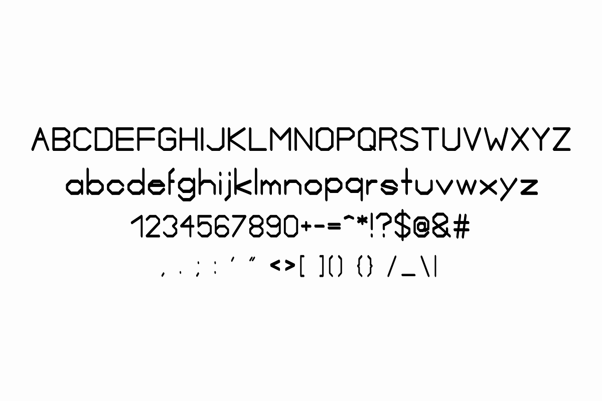 Angulary - Modern Typeface, a Sans Serif Font by Made by Cap (Photo 2 of 3)