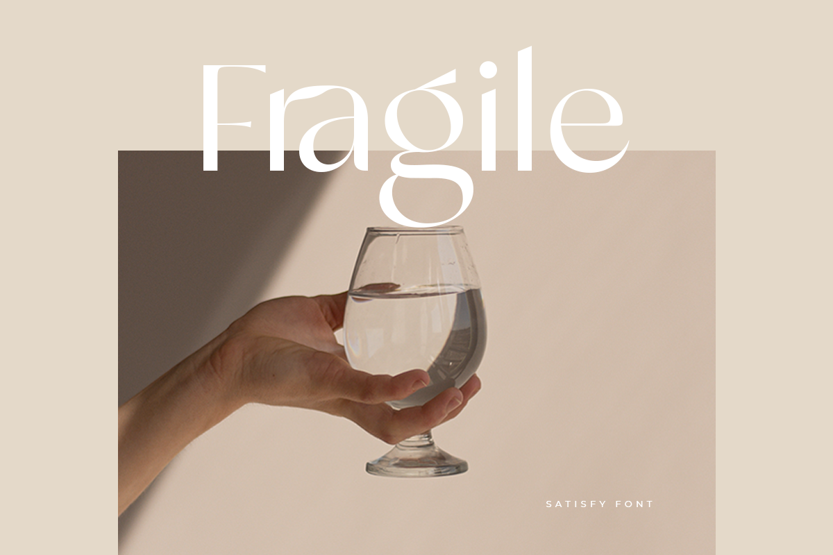 satisfy modern stylistic sans serif, a Sans Serif Font by Sensatype (Photo 8 of 18)