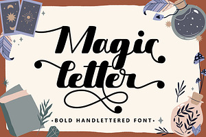 Magic Letter - Bold Hand-Lettered