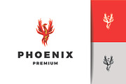 Phoenix Logo Modern Fire Emblem, a Branding & Logo Template by mesuka (Thumbnail 2 of 2)