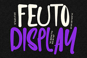Feuto Handwritten Display Font, a Handwritten Font by Maulana Creative (Thumbnail 1 of 7)
