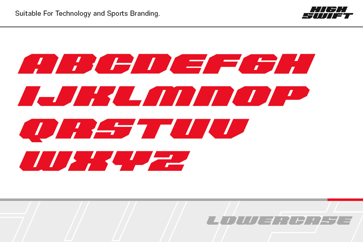 High Swift - Racing Font, a Sans Serif Font by Variatype (Photo 3 of 8)