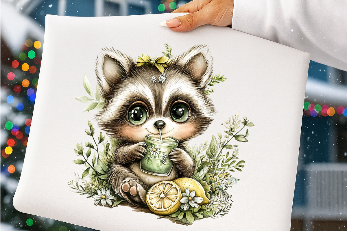 Summer Woodland Animals Clipart, an Illustration by SinaCreation (Photo 5 of 9)