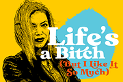 Bikker Black, Funky serifs, a Serif Font by TypeFaith Fonts (Thumbnail 10 of 11)