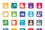 Labor Day Flat Round Icons, an Icon by IconBunny (Thumbnail 2 of 2)