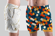 Mockups Shorts with Compression Line, a Bottom Mockup by Grow Design Craft Studio (Thumbnail 6 of 9)