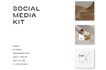 KREM // Social Media Templates