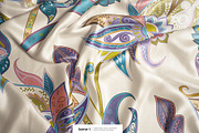Silk Closeup Mockup Set, a Print Template by WebAndCat (Thumbnail 2 of 7)