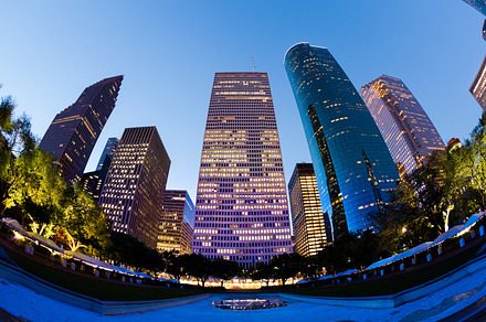 Houston downtown featuring houston, downtown, and skyscraper, an Architecture Photo by FunkyMedia