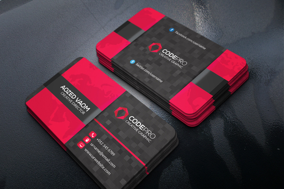 Corporate Business card, a Business Card Template by xnorpix (Photo 1 of 2)