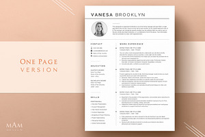 Resume Template With Photo For Word