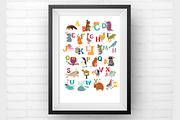 English alphabet vector bundles, an Animal Illustration by Rimma (Thumbnail 3 of 8)