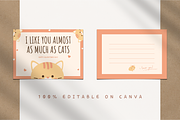 VALENTINE'S DAY CARD CANVA TEMPLATE, a Card Template by The Little Lily Studio (Thumbnail 2 of 5)