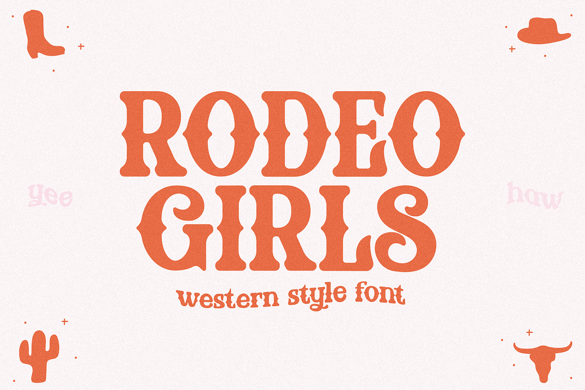 Rodeo Girls | Modern Western Font, a Serif Font by KA Designs (Photo 1 of 12)