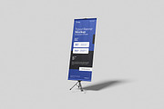 Tripod Banner Stand Mockup, an Advertising Mockup by Gatamotion (Thumbnail 2 of 5)