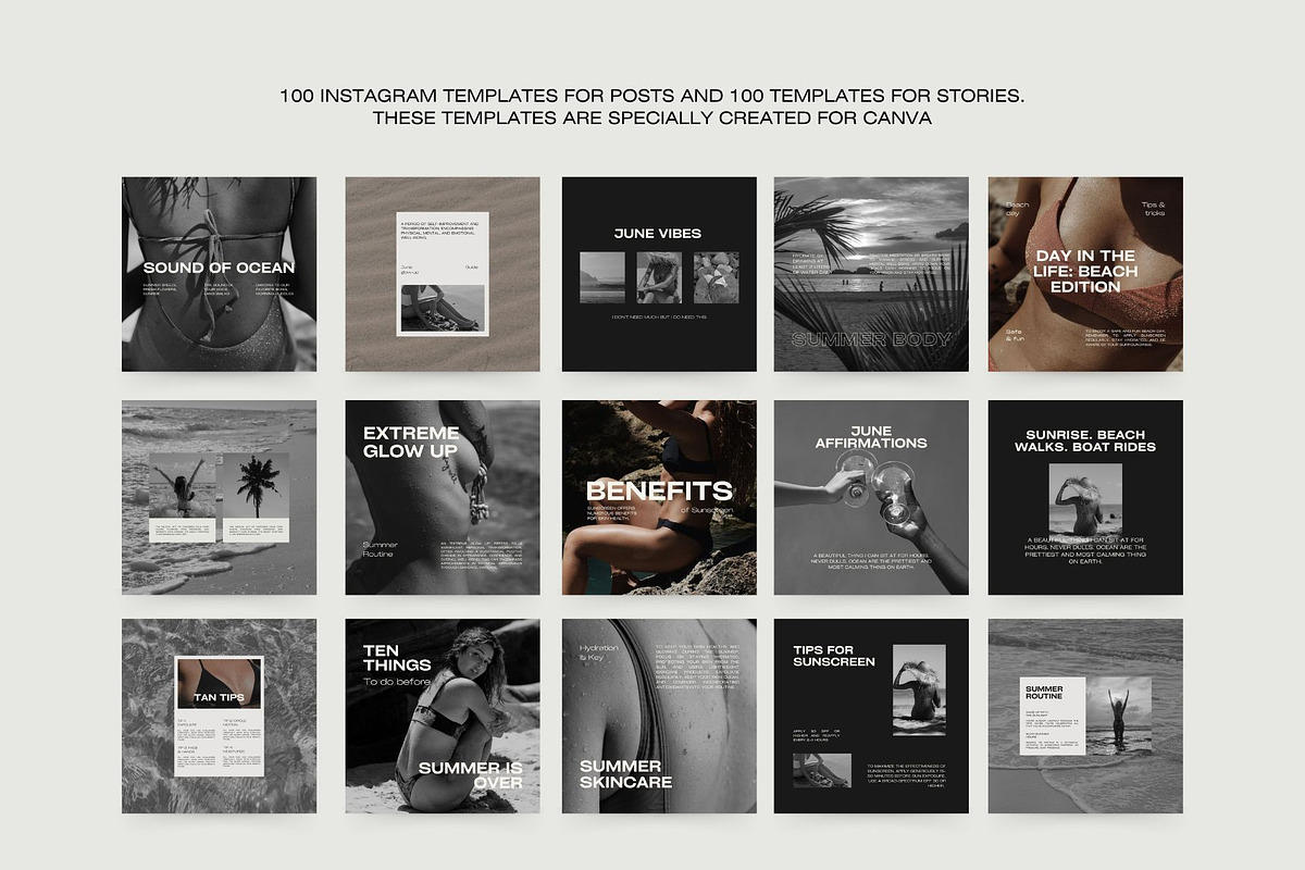 Aesthetic Instagram Templates XVII, a Social Media Template by Instprofi | Studio Estimo (Photo 8 of 12)