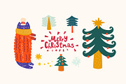 Merry Christmas, a Seasonal Illustration by MoleskoStudio (Thumbnail 22 of 28)