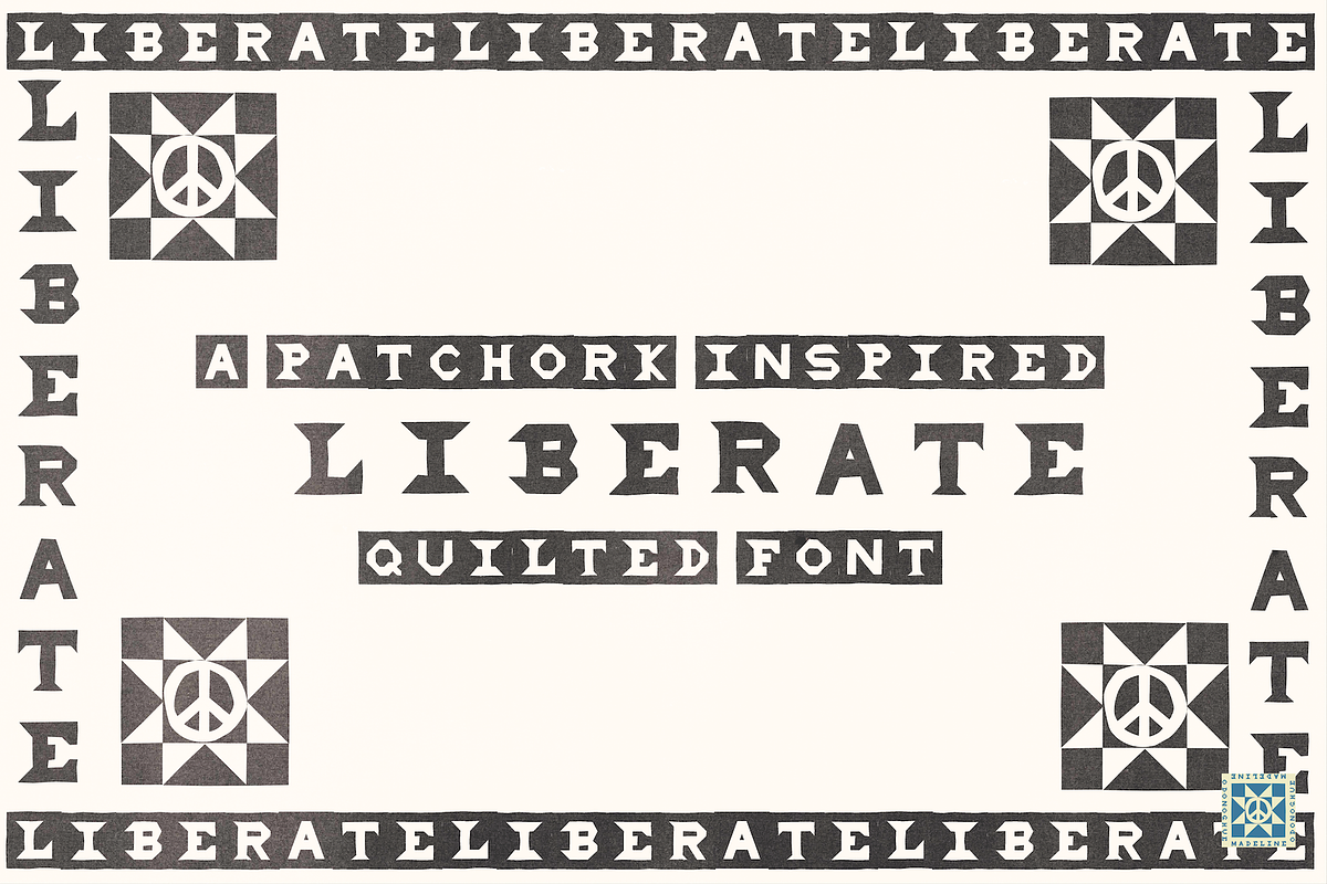 Liberate Hand Crafted Font, a Handwritten Font by Madeline ODonoghue Design (Photo 5 of 5)