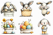Easter Watercolor Clipart, an Illustration by Libby Wishes (Thumbnail 8 of 9)