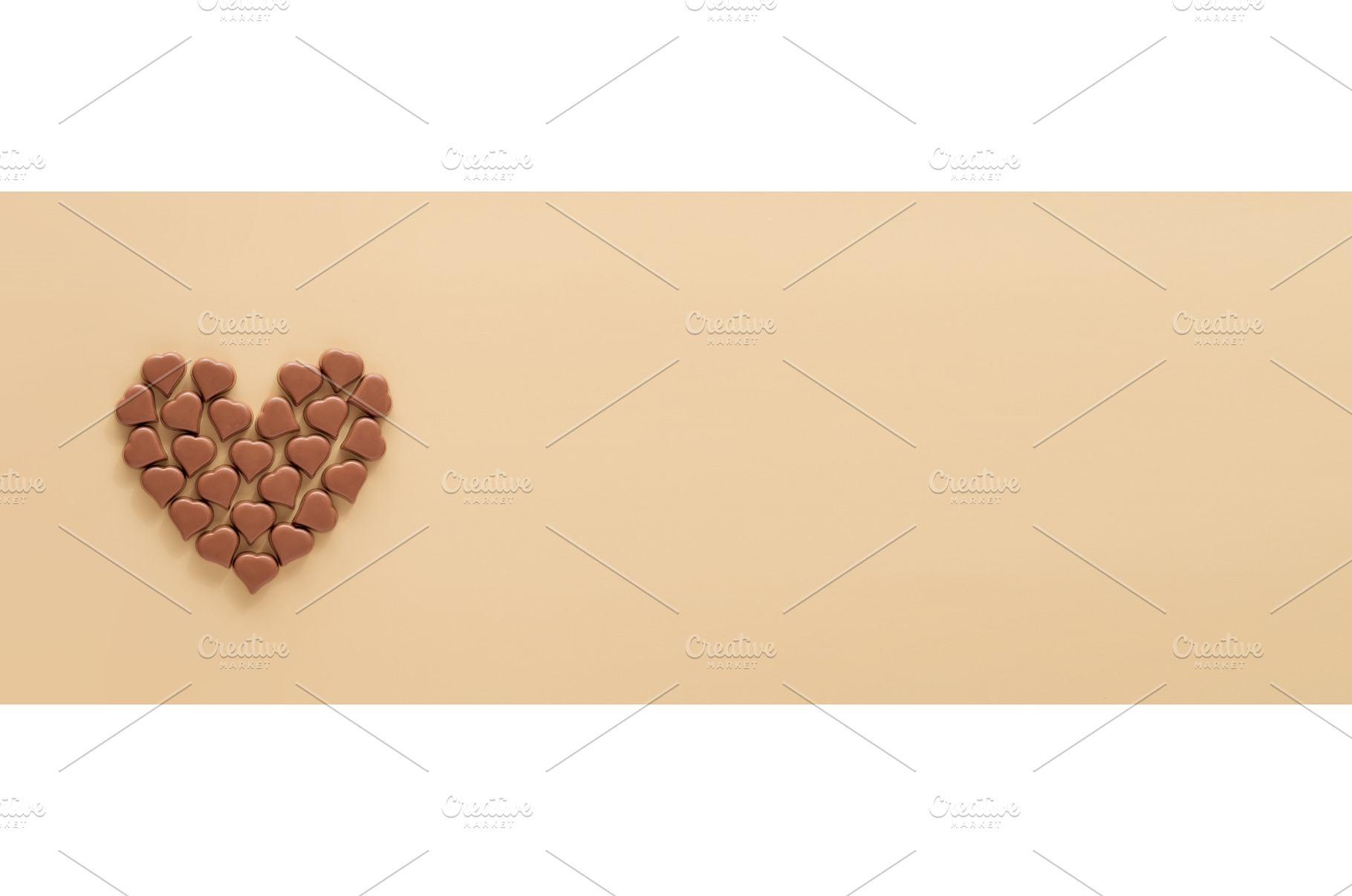 Chocolate heart. Valentines Day, a Food & Drink Photo by Fascinadora