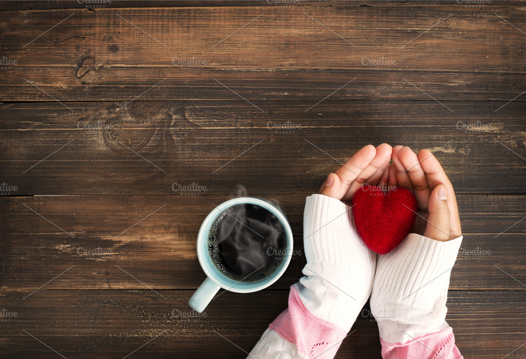Love coffee featuring coffee, heart, and cup, a Health & Medical Photo by jakkapan