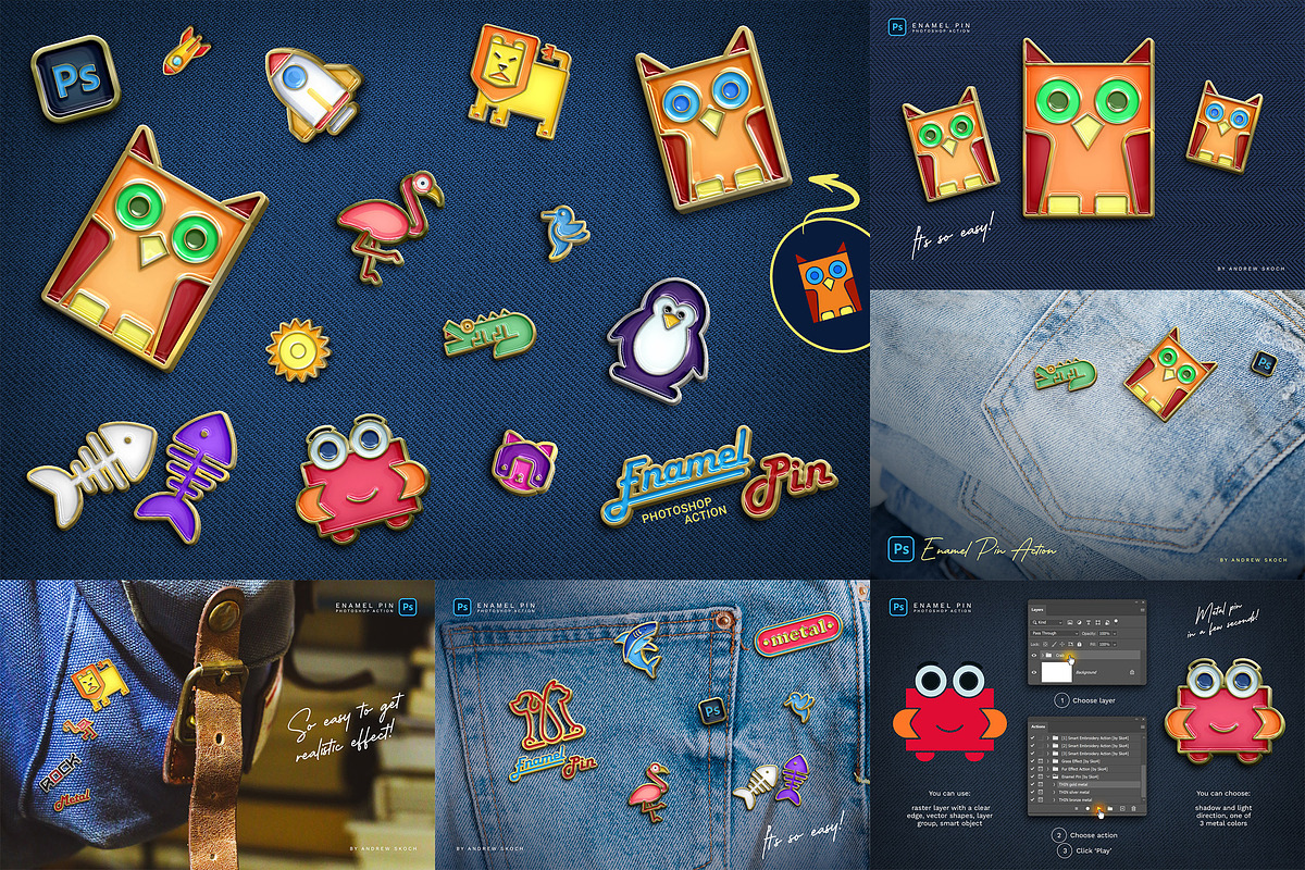 Elementals Photoshop Actions Bundle, an Action Add-On by Andrew Skoch Design (Photo 4 of 10)