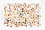 Cozy Autumn | Vector Stickers Pack, an Object Illustration by Nutalin Art (Thumbnail 3 of 16)
