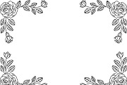 Elegant Rose Frame Silhouette, an Illustration by Designs_River (Thumbnail 5 of 9)