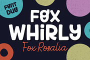 Fox Whirly & Fox Rosalia Font Duo, a Handwritten Font by Fox7 By Rattana (Thumbnail 1 of 12)