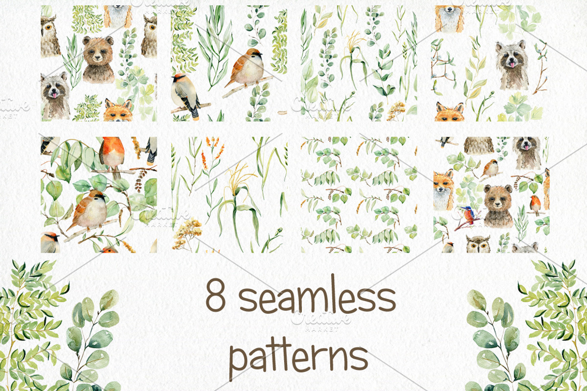 70% off. Bundle. Woodland animals., an Animal Illustration by TaPilipa (Photo 16 of 38)