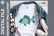 Preppy Fish Clipart Bundle, 22 PNG, an Animal Illustration by Enliven Designs (Thumbnail 4 of 8)