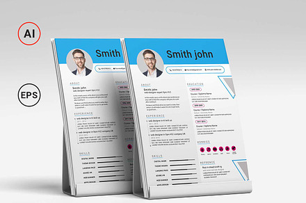 Resume, cv, A4 Resume