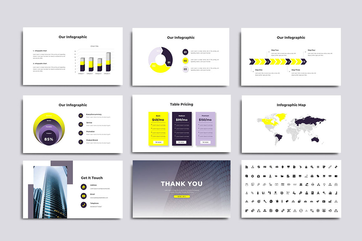Report Business Powerpoint, a Presentation Template by yanindesign (Photo 5 of 5)