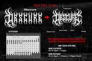 Azazel Madness Death Metal Font, a Blackletter Font by Fonday Studio (Thumbnail 14 of 15)