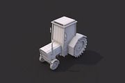 Low Poly Tractor, a Cars & Vehicle 3D Model by CreativeeArt (Thumbnail 5 of 8)