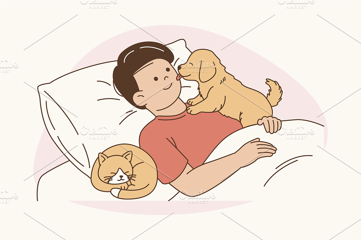 The Pet Connection Illustration, an Object Graphic by Jump Studio (Photo 7 of 12)