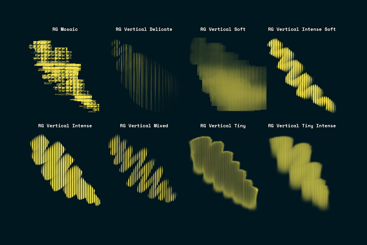 Glitch and Pixel Brushes, a Brush Add-On by Tomasz Ostrowski Design (Photo 5 of 15)