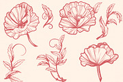 Vintage Bundle- 250 vector elements, an Object Graphic by TatianaCociorva (Thumbnail 13 of 19)