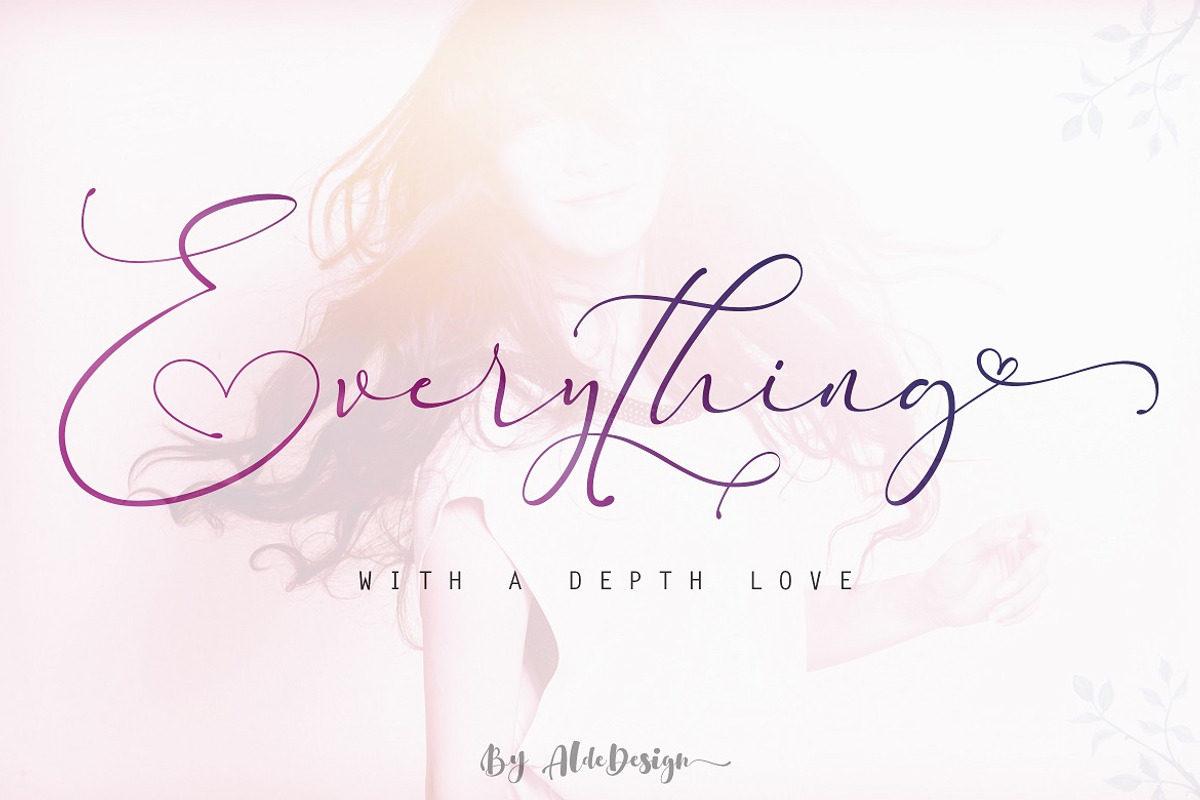 The 15 in 1 Wonderful Font Bundle, a Script Font by Aldedesign (Photo 5 of 36)