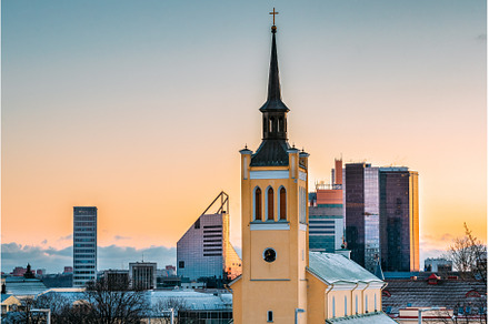 Tallinn, Estonia. Evening View, an Architecture Photo by Our Amazing World