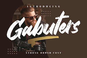 Gabuters Brush Font LS