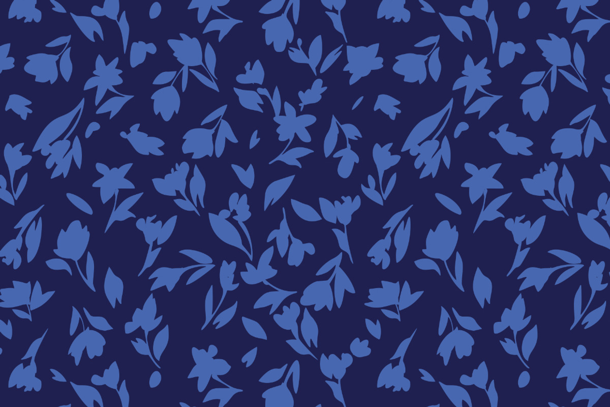 Floral patterns. Vector set 4 prints, a Pattern Graphic by GALAKAM (Photo 2 of 6)