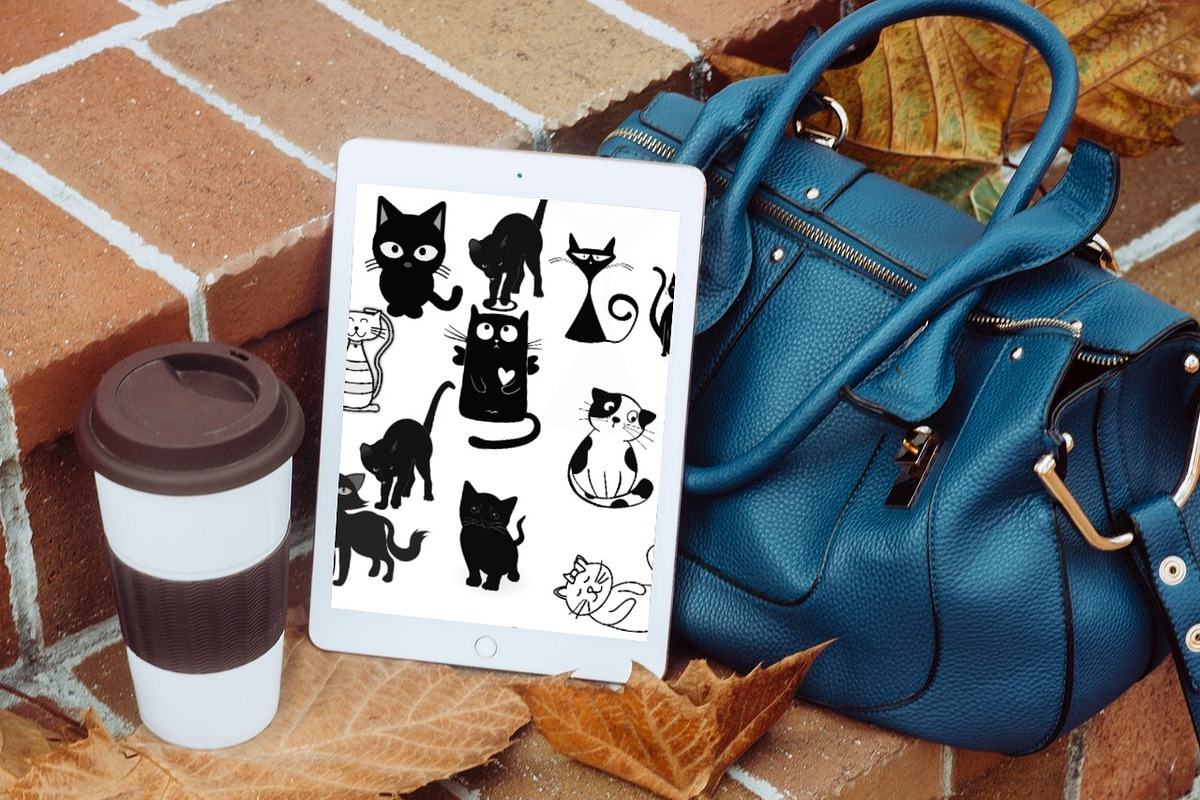 10 Beautiful Cat Brush Stamps V 4, a Brush Add-On by Manifesto Design Gallery (Photo 3 of 4)